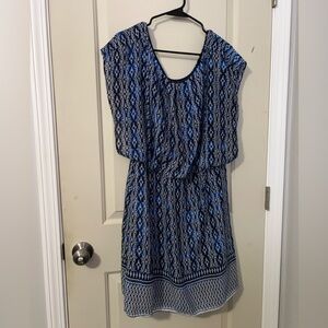 The Limited flowy dress - BLUE PRINT / SIZE XL
